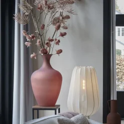 Light & Living Vloerlamp Plumeria Zand - E27 - 132 cm hoog