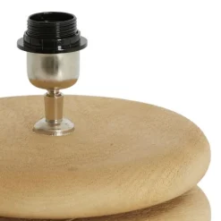 Light& Living Lampenvoet Eboli Naturel - E27 - 9 cm hoog