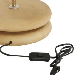 Light& Living Lampenvoet Eboli Naturel - E27 - 9 cm hoog