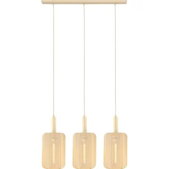 Lucide Hanglamp Corina Beige - 3 x E27 - 90 cm breed