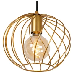 Lucide Hanglamp Danza Goud - E27 - Ø 25 cm