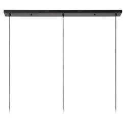 Lucide Hanglamp Danza Zwart - 3 x E27 - 130 cm breed