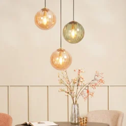 Lucide Hanglamp Monsaraz Multi - 3 x E27 - Ø 35 cm
