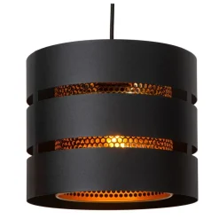 Lucide Hanglamp Rosas Zwart - E27 - Ø 26 cm