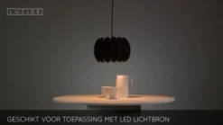Lucide Hanglamp Spencer Zwart - E27 - Ø 30 cm