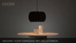Lucide Hanglamp Spencer Zwart - E27 - Ø 40 cm