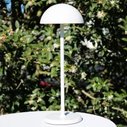 Lucide Oplaadbare Tafellamp Joy Wit - LED - 32 cm hoog
