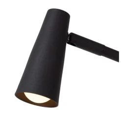 Lucide Oplaadbare Tafellamp Stirling Zwart - LED - 48 cm hoog