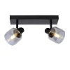 Lucide Plafondspot Bjorn Zwart - 2 x E14 - 30 cm breed