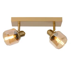 Lucide Plafondspot Bjorn Goud - 2 x E14 - 30 cm breed