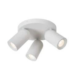 Lucide Plafondspot Punch Wit - 3 x GU10 - Ø 21 xm