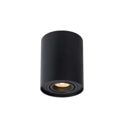 Lucide Plafondspot Tube Zwart - GU10 - Ø 10 cm