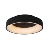 Lucide Plafonniere Mirage Zwart - LED - Ø 38 cm