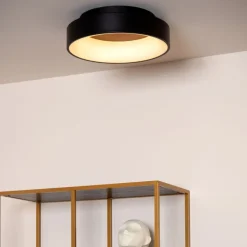 Lucide Plafonniere Mirage Zwart - LED - Ø 45 cm
