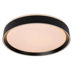 Lucide Plafonniere Nuria Zwart - LED - Ø 40 cm