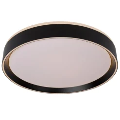 Lucide Plafonniere Nuria Zwart - LED - Ø 40 cm