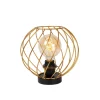 Lucide Tafellamp Danza Goud - E27 - 23 cm hoog