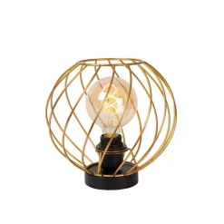 Lucide Tafellamp Danza Goud - E27 - 23 cm hoog