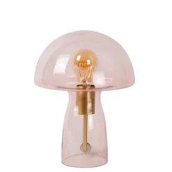 Lucide Tafellamp Fungo Roze - E27 - 28 cm hoog