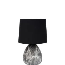 Lucide Tafellamp Marmo Zwart - E14 - 26 cm hoog