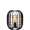 Lucide Tafellamp Reda Zwart - E27- 26 cm hoog