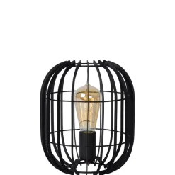 Lucide Tafellamp Reda Zwart - E27- 26 cm hoog