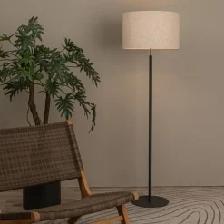 Lucide Vloerlamp Maya Beige - E27 - 150 cm hoog