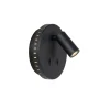 Lucide Wandlamp Bentjer Zwart - LED - Ø 14 cm