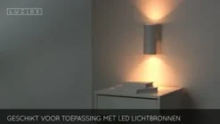 Lucide Wandlamp Bondi Wit - GU10 - 18 cm hoog