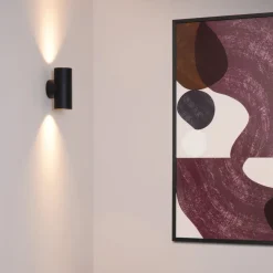 Lucide Wandlamp Bondi Zwart - GU10 - 18 cm hoog
