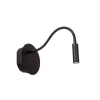 Lucide Wandlamp Jolijn Zwart - LED - Ø 11 cm