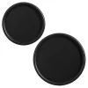 Mica Decorations Onderbord Fleat Zwart - set 2 stuks