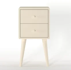 Nachtkastje Borba Ivoor - 30x57x30 cm