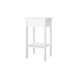 Nachtkastje Dallas Wit - 40x71x35 cm