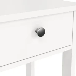 Nachtkastje Dallas Wit - 40x71x35 cm