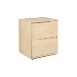 Nachtkastje Lottem Whitewash - 45x52x32 cm