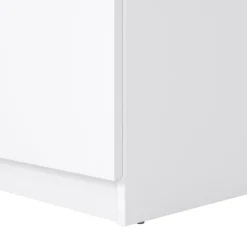 Nachtkastje Luna Hoogglans Wit - 41x71x40 cm