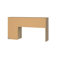 Opzetkast Boston Eiken / Zwart - 123x65x24 cm