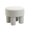Poef Weslee Beige - Ø 50 cm