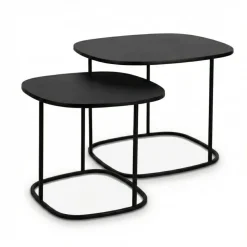 Salontafel Murbach Zwart - set 2 stuks