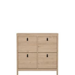 Schoenenkast Dallas Eiken - 103x103x25 cm