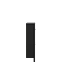 Schoenenkast Dallas Zwart - 103x103x25 cm