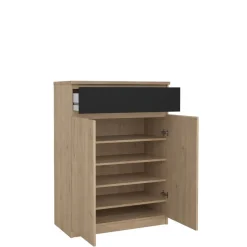 Schoenenkast Luna Eiken - 81x112x40 cm