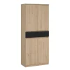 Schoenenkast Luna Eiken - 81x192x40 cm