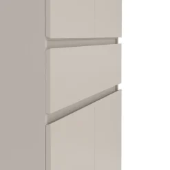 Schoenenkast Luna Taupe - 81x192x40 cm