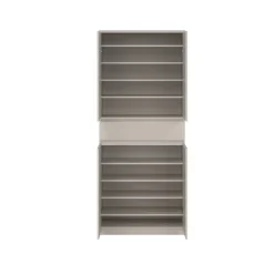 Schoenenkast Luna Taupe - 81x192x40 cm