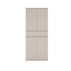 Schoenenkast Luna Taupe - 81x192x40 cm