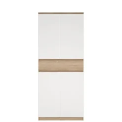 Schoenenkast Luna Wit - 81x192x40 cm