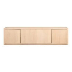 TV-meubel Chester Naturel - 215x55x40 cm