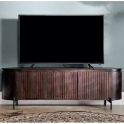 TV-meubel Viktor Donkerbruin - 175x56x43 cm